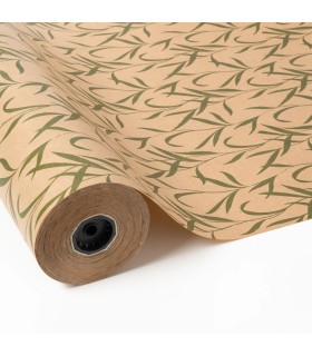 Bobina papel hojas  kraft 70cm x50m