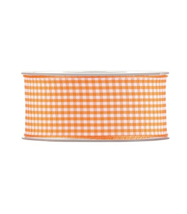 Cinta vichy naranja 40mm x20m