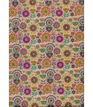 Bobina papel kraft flores 62cm x 7 kilos