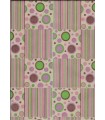 Bobina papel kraft rayas y topos 62cm x 7 kilos