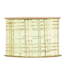 Cinta escocés oro 63mm x10m