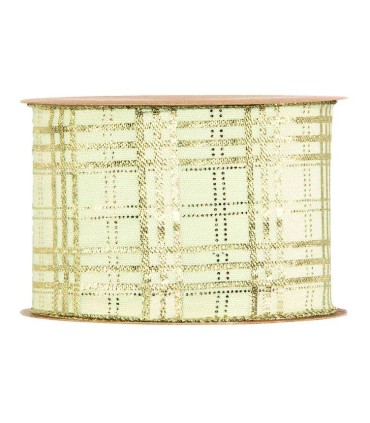 Cinta escocés oro 63mm x10m