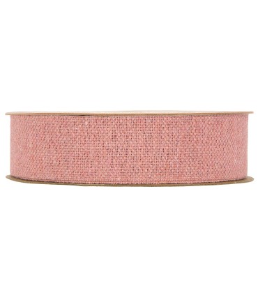Cinta algodón  rosa 25mm x20m