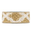 Cinta arabescos greca oro y blanco y oro 40mm x10m