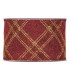 Cintas alambre rombos rojos y oro 63mm x10m