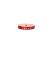 Cinta grosgrain Abeto oro fondo rojo 9mm x 10m
