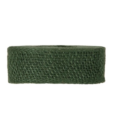 Cinta yute verde oscuro 50mm x20m