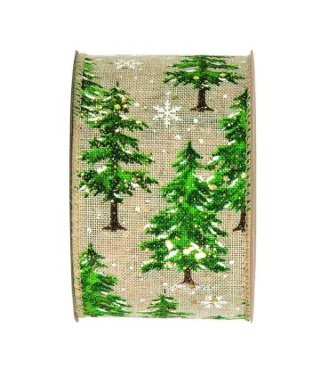 Cinta abetos nevados 63mm x10m