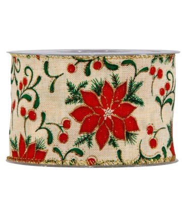 Cinta flor de Pascua 63mm x10m