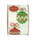 Cinta bolas de Navidad 63mm x 10m