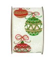 Cinta bolas de Navidad 63mm x10m