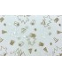 Bobina transparente 70cm x50m oro y blanco