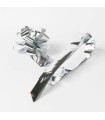 Lazos automático metalizado plata 48mm x 50 und