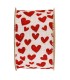 Cinta corazón rojo 63mm x10m alambrada