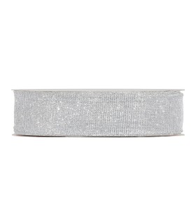 Cinta red, malla plata brillante  40mm x50m