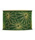Cinta flores oro fondo verde 63mm x10m