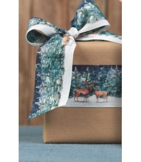 Cinta Paisaje nevado animales 63mm x 15m