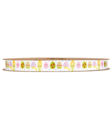 Cinta huevos colores fondo blanco10mm x20m