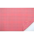 Bobina opaca cuadro vichy rojo doble cara 70cm X 40m