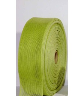 Cinta rústica verde pistacho 70mm x25m