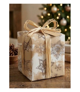 Bobina kraft copos de nieve grandes  70cm x7.5kilos