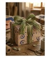 Bobina kraft topo pequeño plata espiral azul 70cm x7.5 kilos