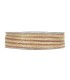 Cinta estrecha jute borde marrón 6mm x35m