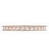 Cinta espiga jute y blanco 7mm x10m