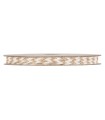 Cinta espiga jute y blanco 7mm x10m
