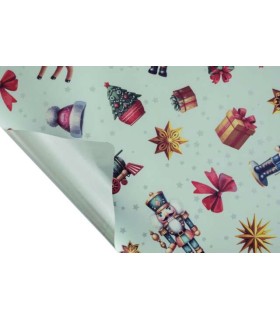Bobina cascanueces regalos Navidad 70cm x40m