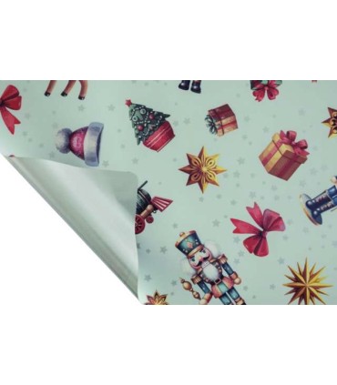 Bobina cascanueces regalos Navidad 70cm x40m