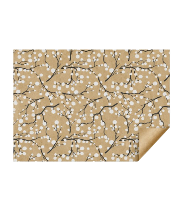 Bobina papel kraft 62cm x100m ramas blancas