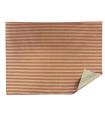 Bobina kraft rayas rojas 62cm x100m
