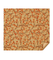 Bobina kraft ramas rojas 62cm x100m