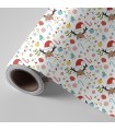 Bobina papel infantil Navidad Rudolf 70cmX50m