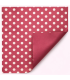 Bobina doble cara topos granate 70cm x 40m