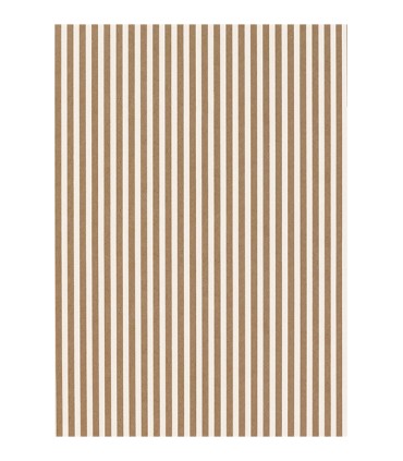 papel Rayas estrecha blanca