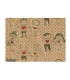 Bobina papel kraft niños corazones 70cmX7.5Kg