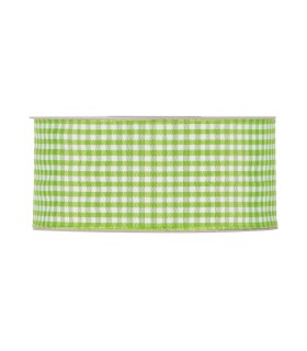 cinta cuadros vichy verde pistacho