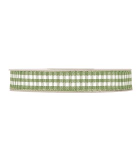 cinta verde vichy verde claro 10x20