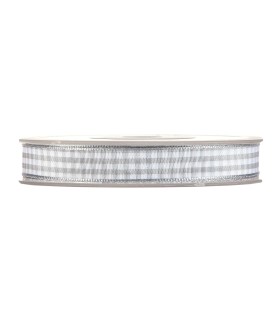 cinta vichy gris claro 10x20