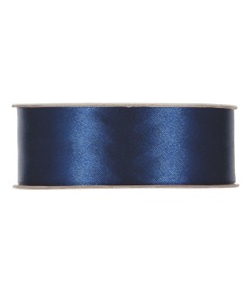 Cinta raso azul marino 25x50