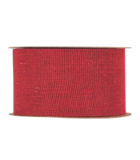 Cinta rústica 75x20 rojo